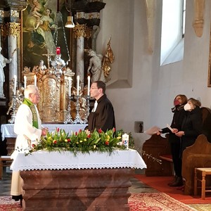 Ökumenischer Gottesdienst mit Pfarrer Johannes Erlbruch und Prof. Helmut Schlacher